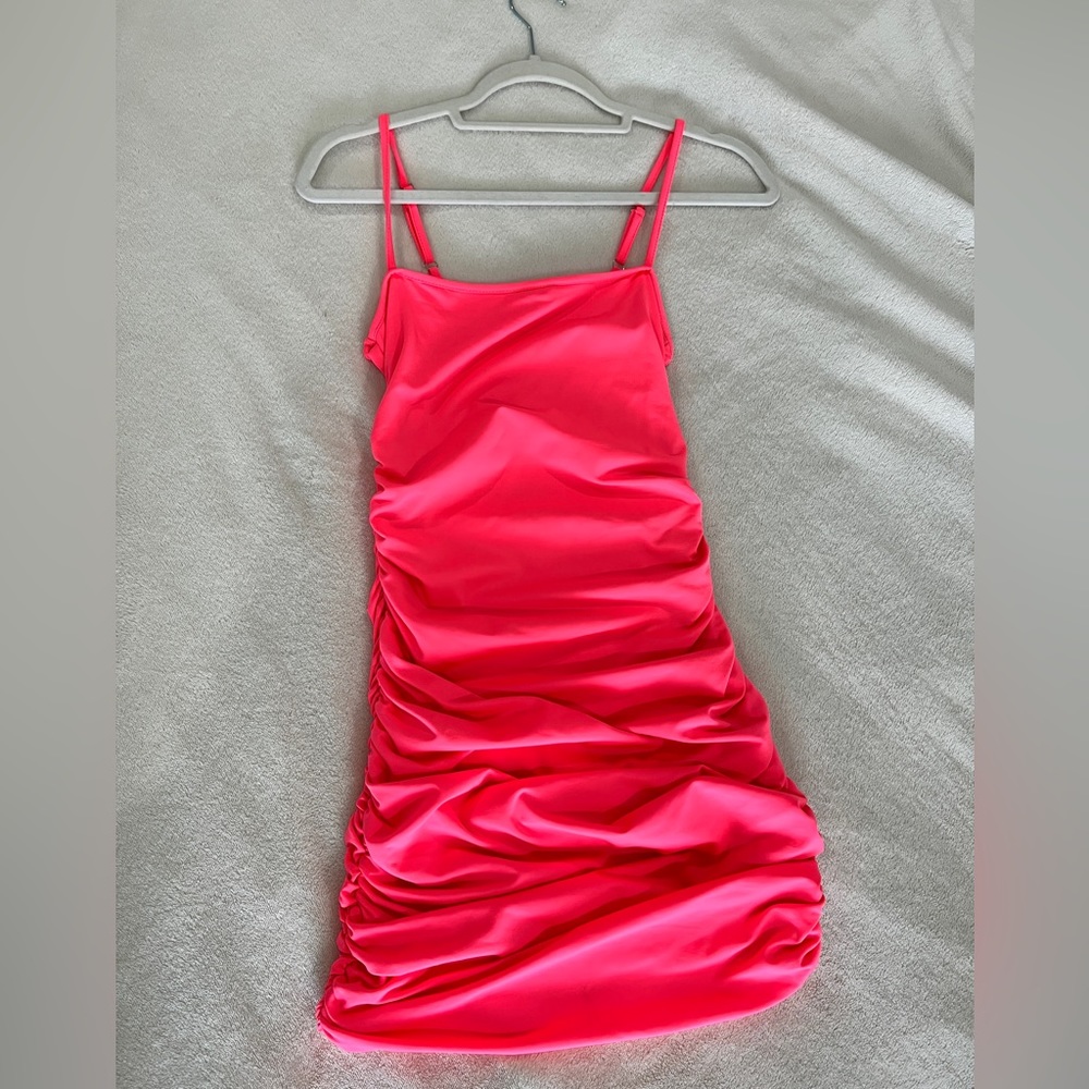 Neon bodycon dress